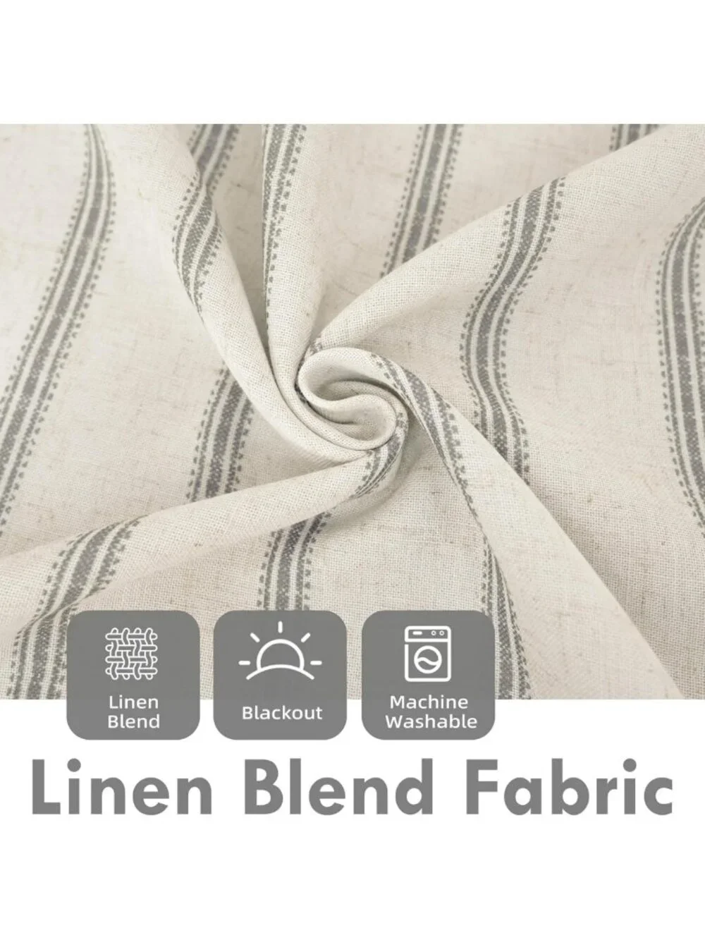 Farmhouse Linen Blackout Curtains - 84
